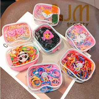 JM# Children's hair accessories, headdress, hair ring, head rope, kids rubber band,With storage bag #1