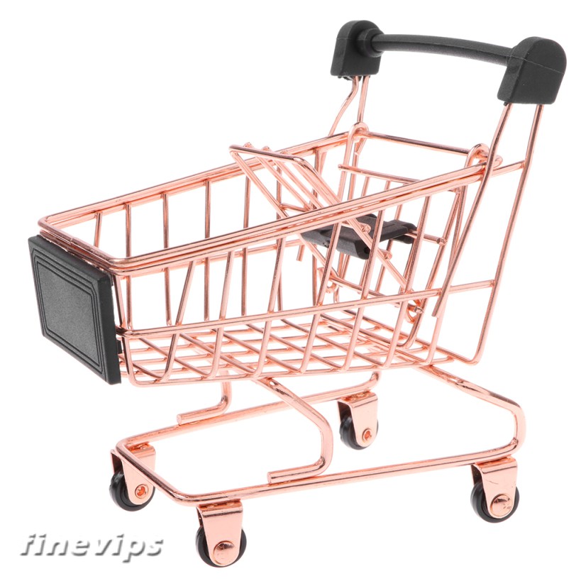 mini metal shopping cart