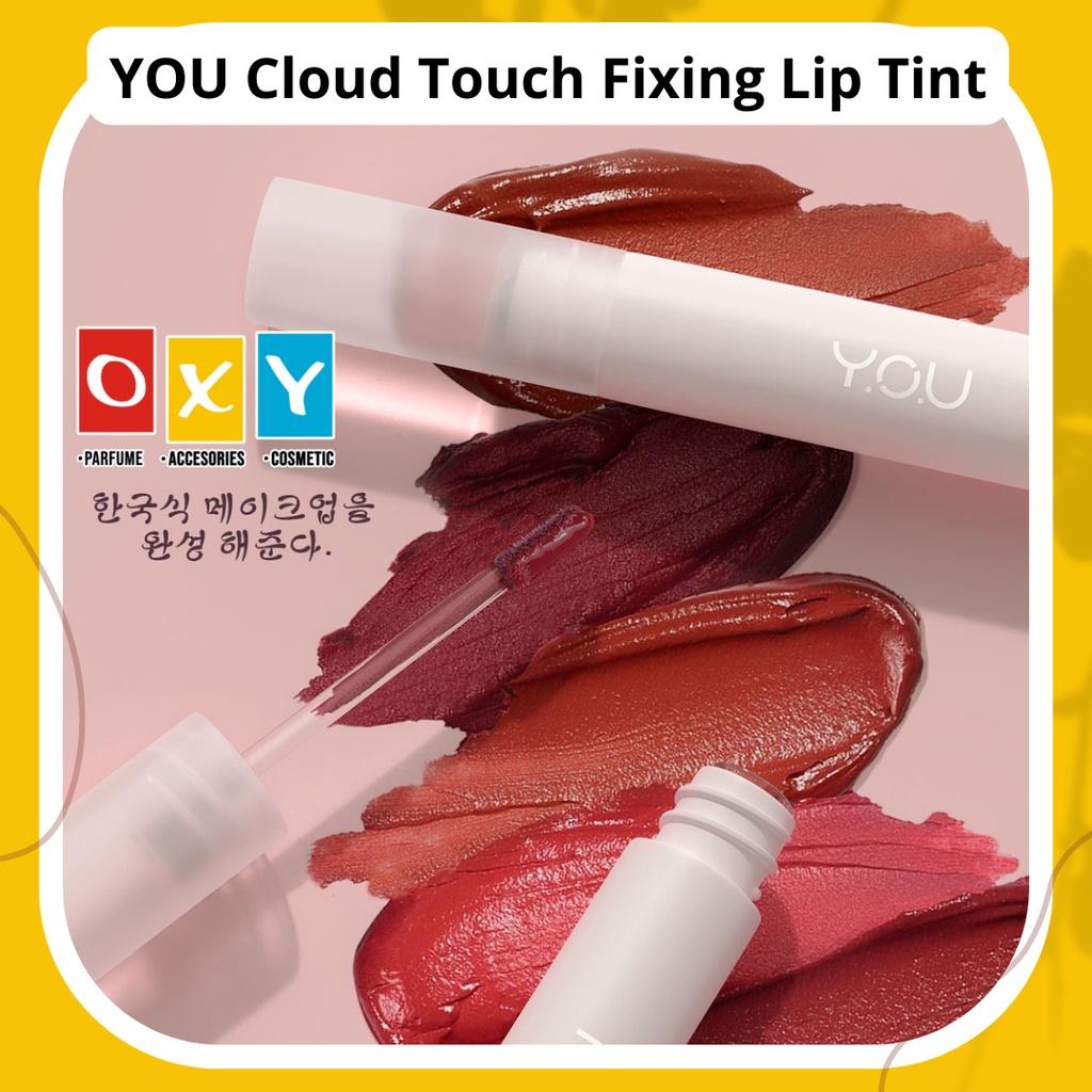 You Cloud Touch Fixing Lip Tint Soft Velvet Finish Lip Stain Korean