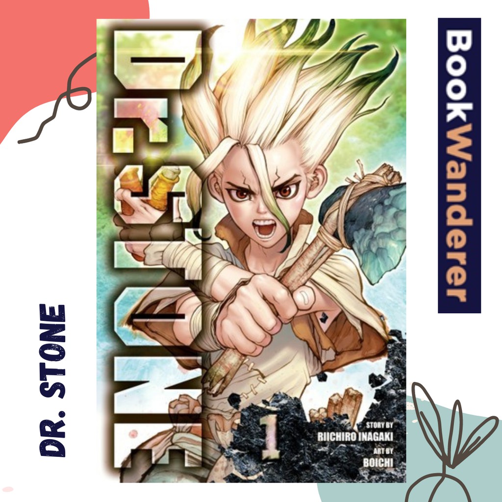 On Hand Brand New Manga Dr Stone Volumr 1 12 13 14 English Riichiro Inagaki Shopee Philippines