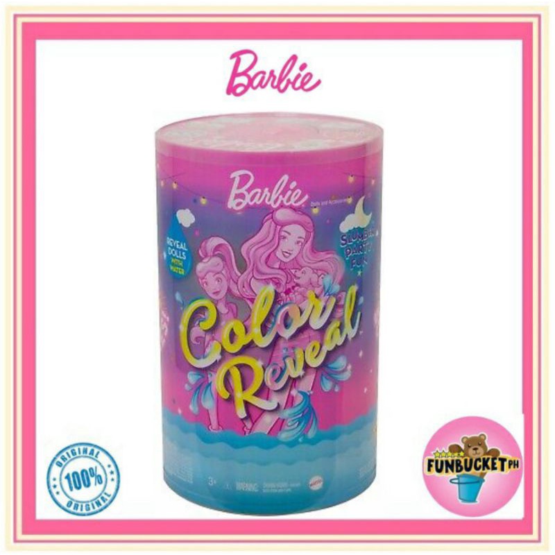 Barbie Color Reveal Set With 50 Surprises Including 2 Dolls, 3 Pets