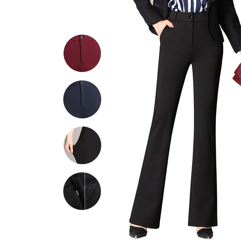 high waisted flare pants plus size