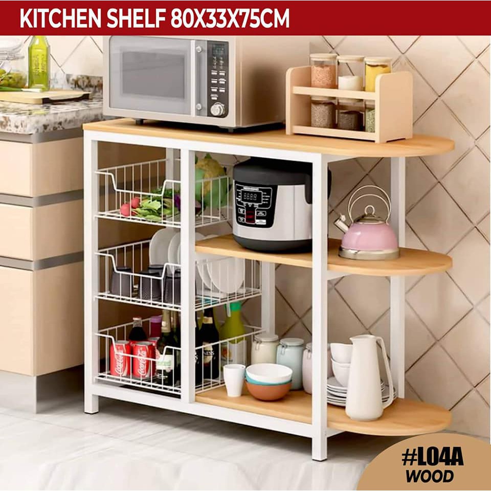 L04A Multi Purpose Kitchen Shelf Shopee Philippines