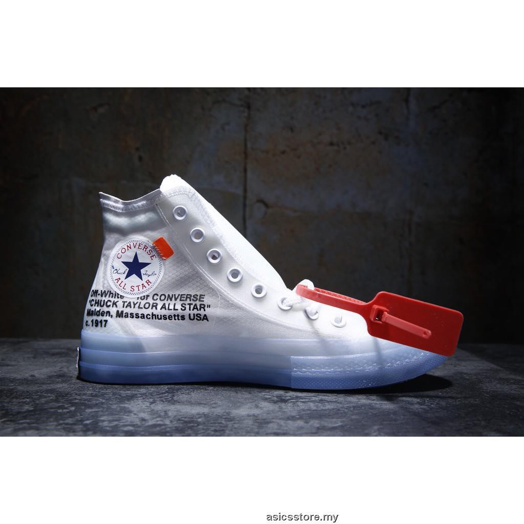 off white x converse low tops