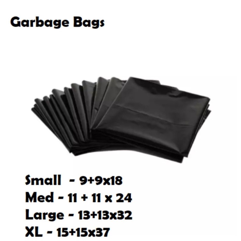 Garbage Bag Small 10pcs Medium 10pcs Large 10 pcs XL 10 pcs