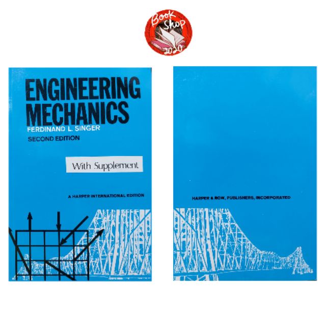 Engineering Mechanics Second Edition By:Ferdinand L.Singer | Shopee ...