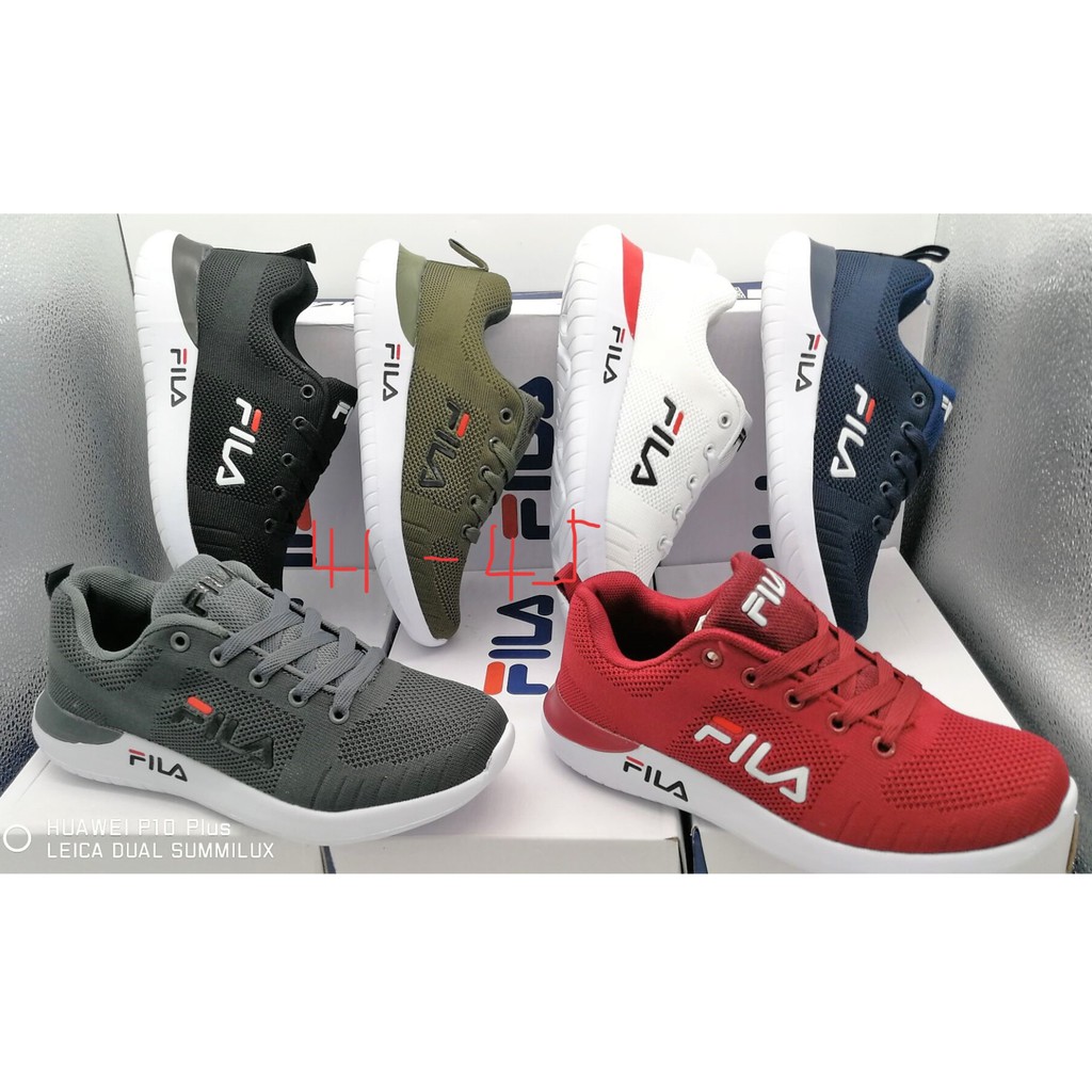 fila shoes men red