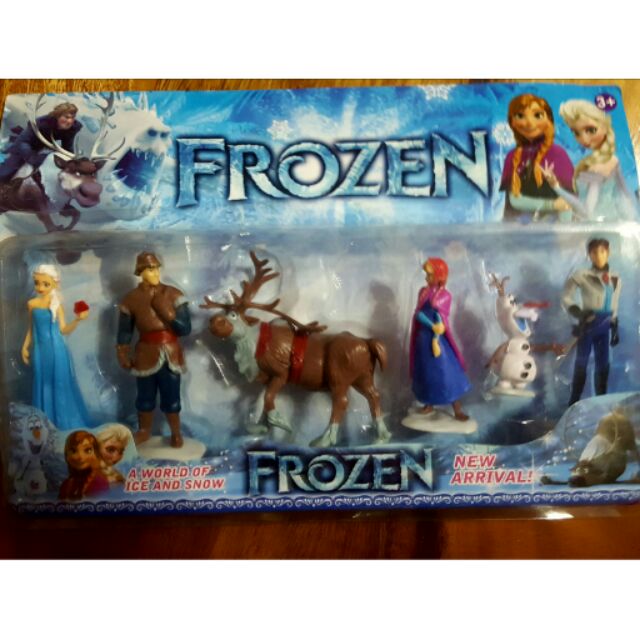 frozen character toy set