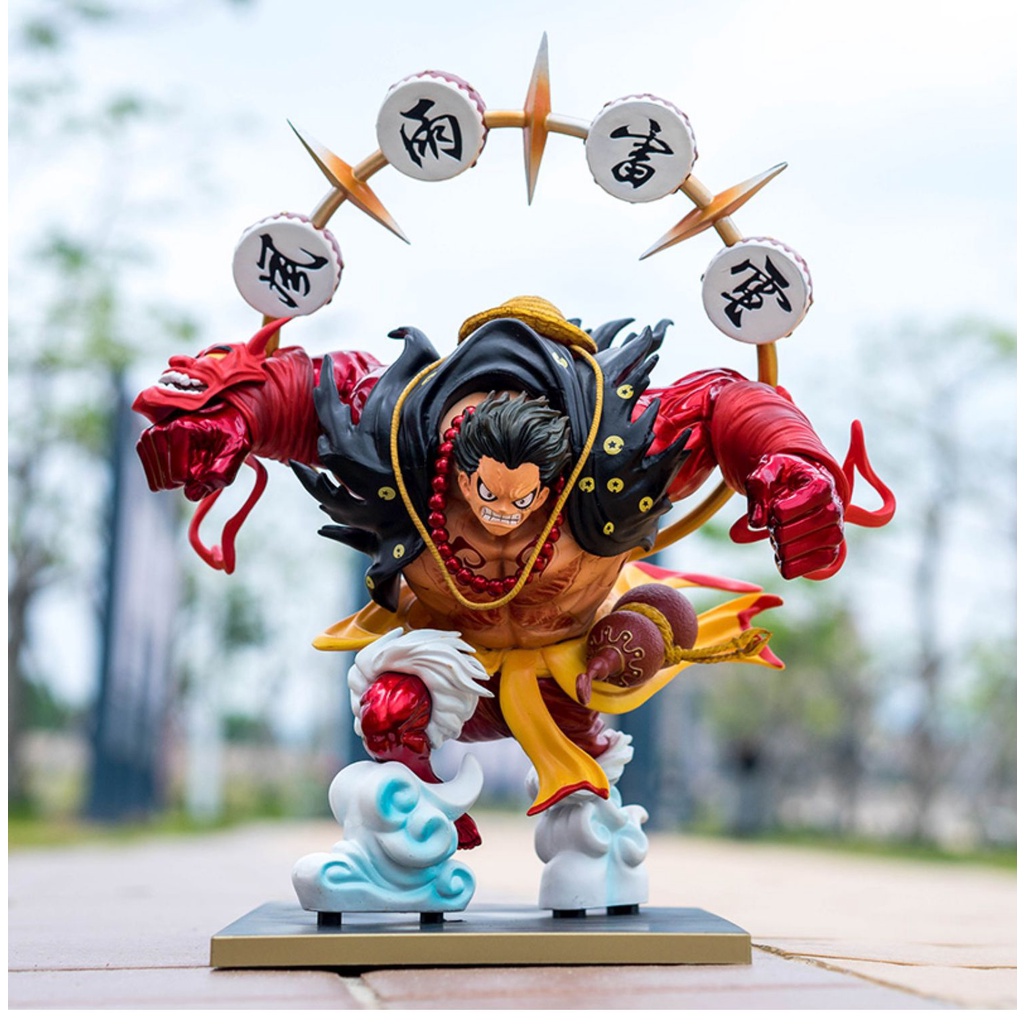 One Piece Figure GK32cm large 4th gear Luffy action figure Sky Lion ...