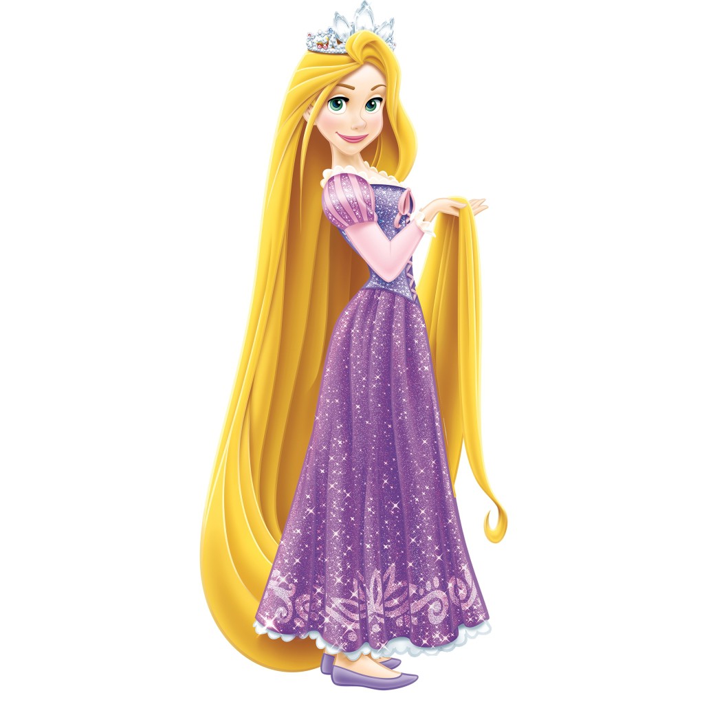 Disney Princess Rapunzel With Glitter Gilding Wall Stickers Rmk2552gm I1 Shopee Philippines