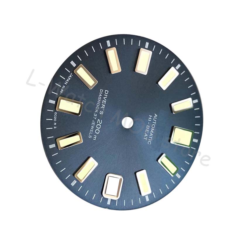 Seik..blue NH35 dial Yuanzu 62mas modified skx007 watch case nh35a movement retro diving watch MOD H