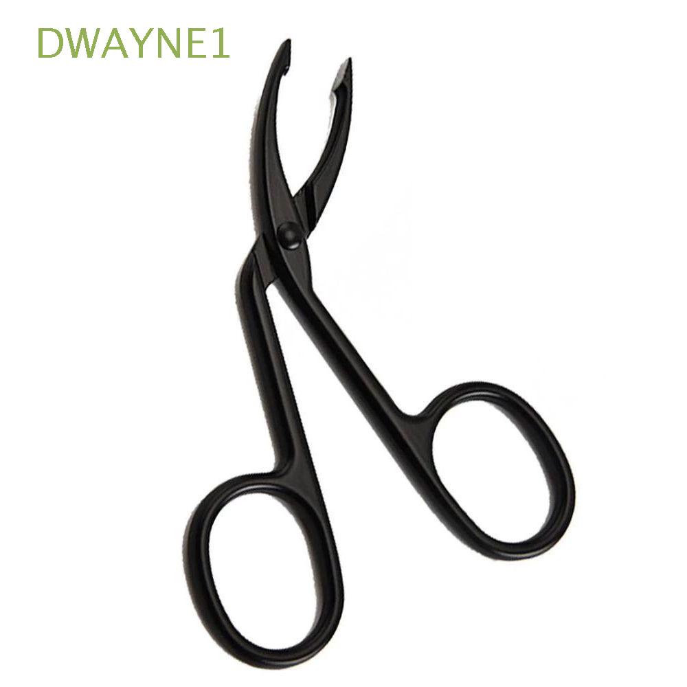 DWAYNE1 Professional Eye Brow Clips Straight Pointed Eyebrow Scissors