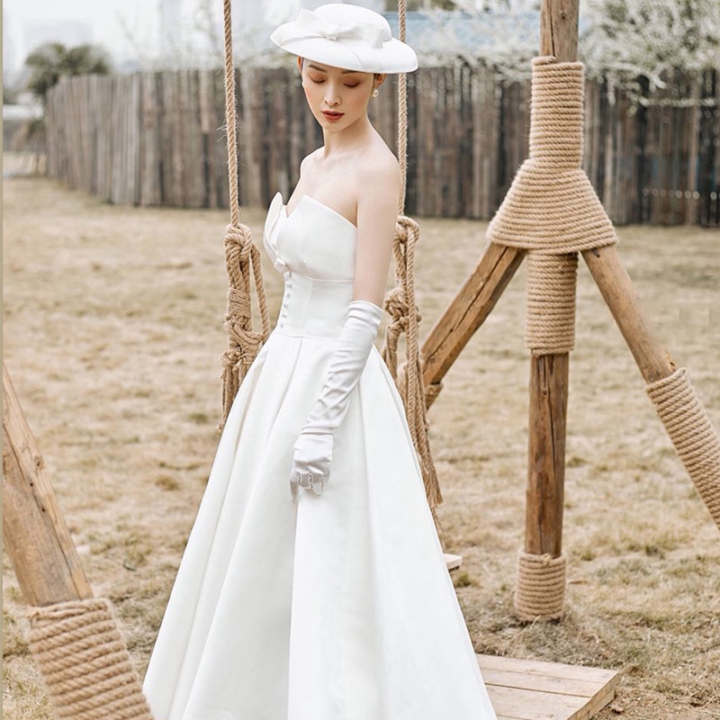 fairy light wedding dress