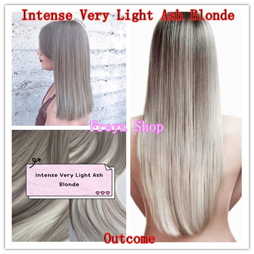 Intense Very Light Ash Blonde Hair Color ( 9/11 Bob Keratin Permanent Hair  Color ) | Shopee Philippines