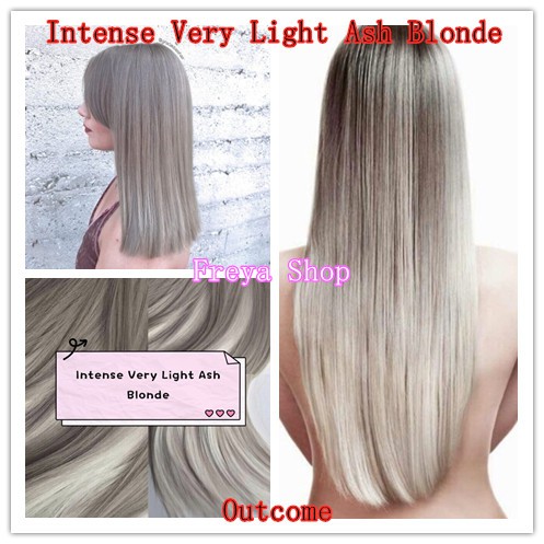 Intense Very Light Ash Blonde Hair Color ( 9/11 Bob Keratin Permanent ...