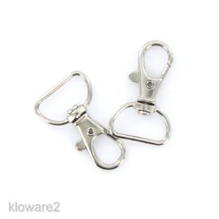 10pcs/Lot Swivel Trigger Clip Snap Hook Lobster Clasp Keychain Bag D Ring