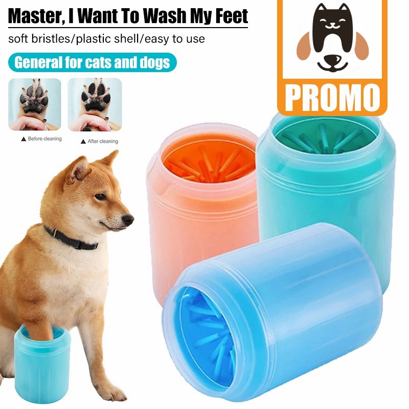 Portable Pet Dog Paw Cleaner Cup Dog Foot Cleaner Large Dog Cat Puppy