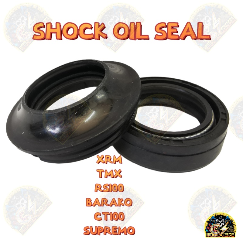 CS Motorcycle front shock oil seal rs100, xrm, barako, tmx155, ct100