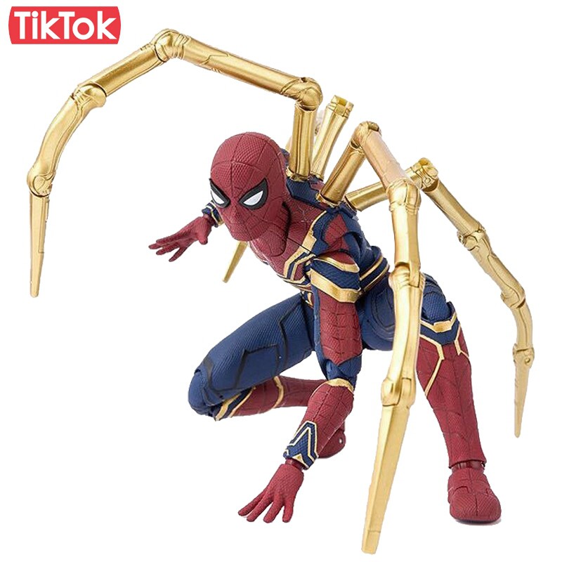 Movie Avengers Infinity War Iron Spider Man Cartoon Toy Action Figure Model  Doll Gift | Shopee Philippines
