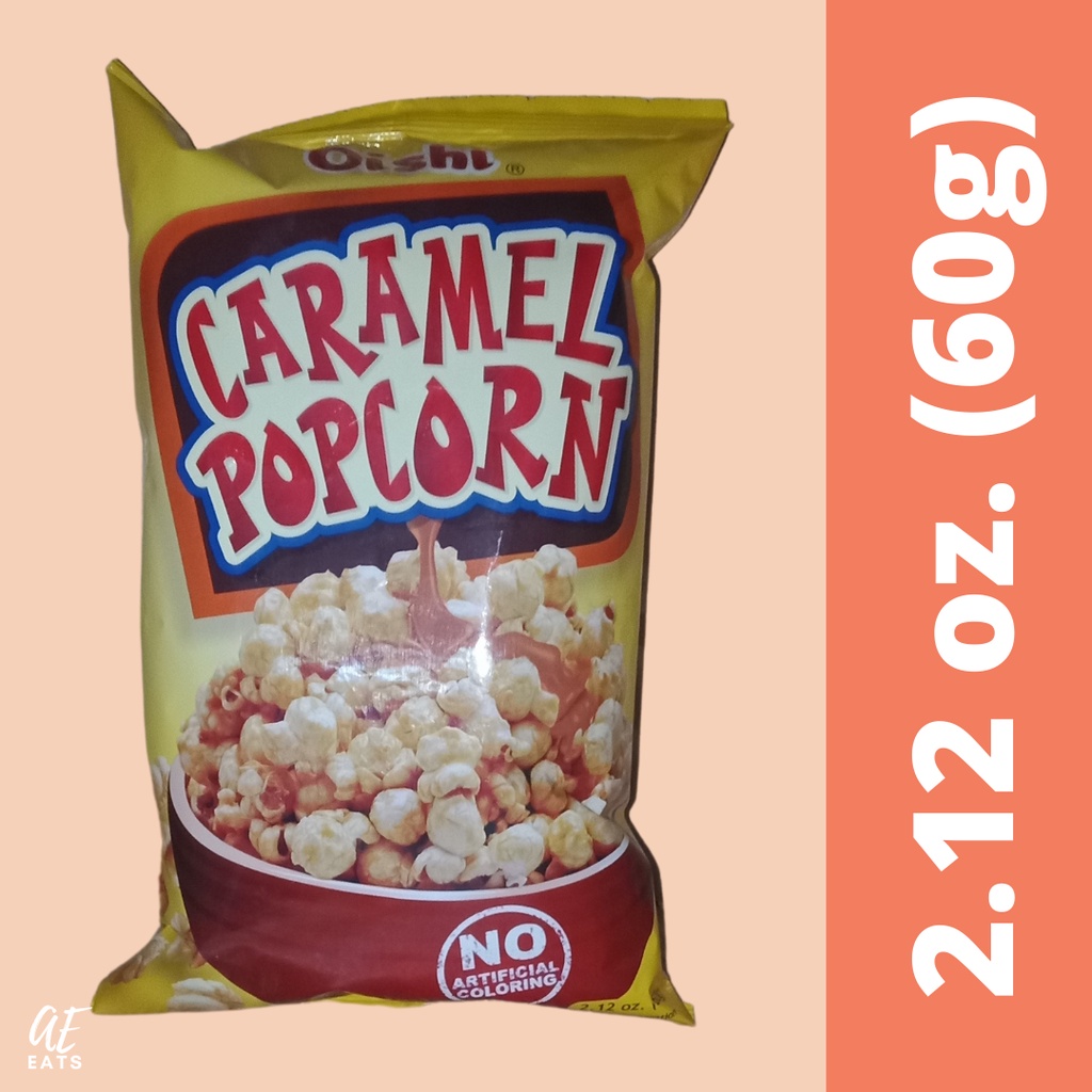 OISHI CARAMEL POPCORN (60g) Shopee Philippines