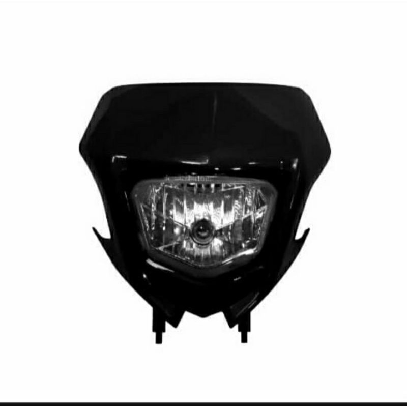 headlight assembly xrm 125 new color black(class A) Shopee Philippines
