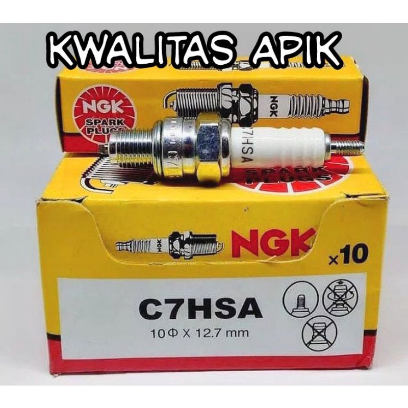 Spark Plug NGK C7HSA Grand Supra Jupiter Vega Mio C7 Quality A Shopee