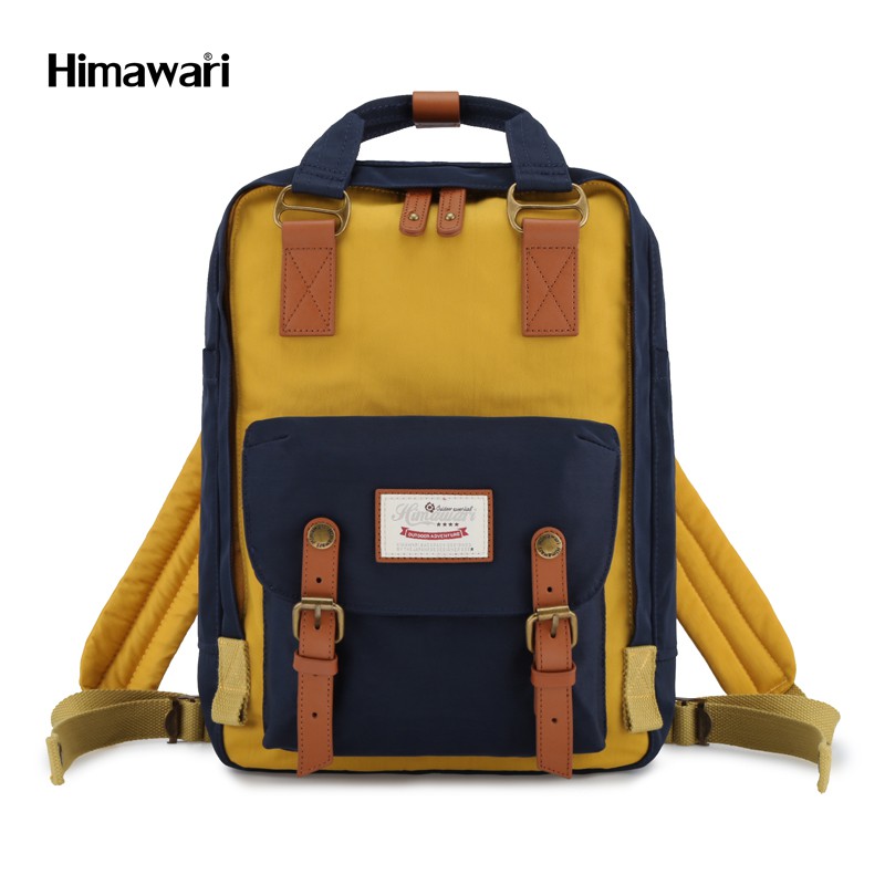 yellow laptop backpack