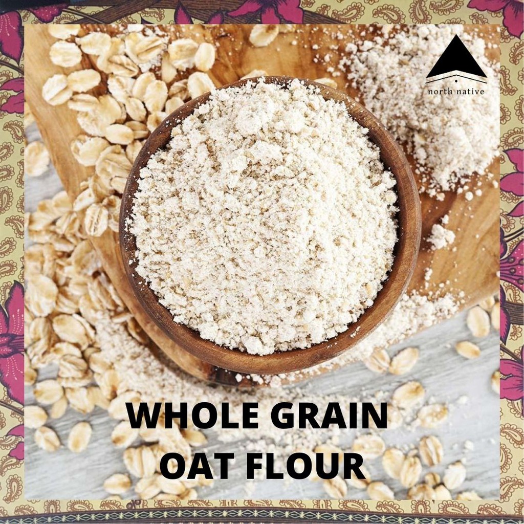 Whole Grain Oat Flour (13% Protein), 1kg, Gluten-Free Flour, Non-GMO ...