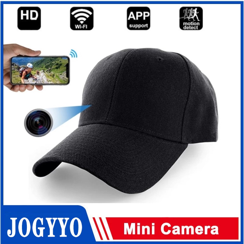HD 4K Wearable Baseball Cap Camera Wireless WiFi Home Security Remote