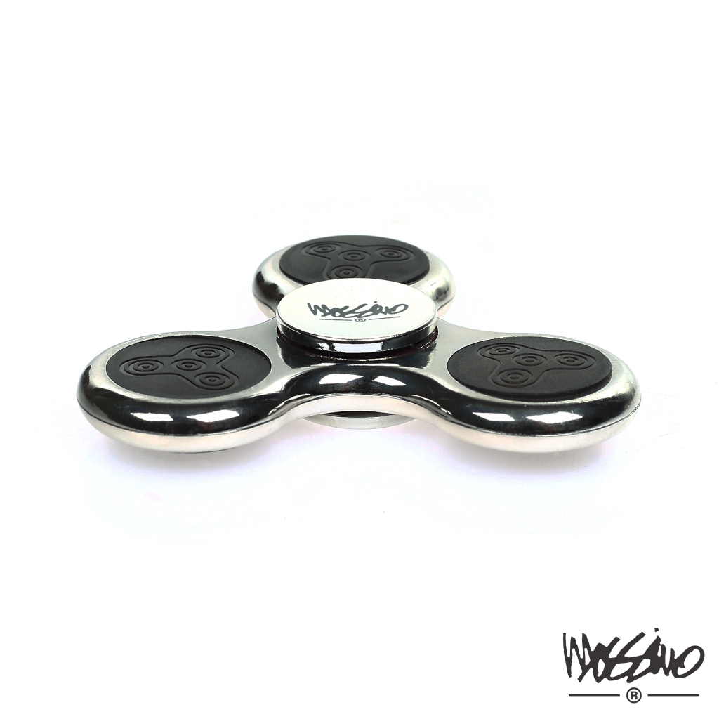 fidget spinner silver