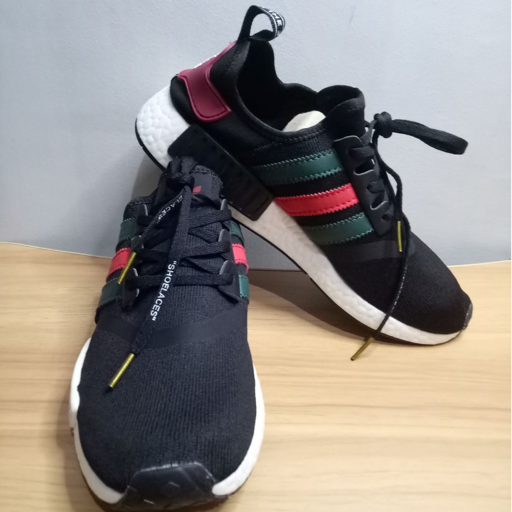 nmd black green red