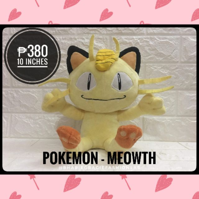 pokemon meowth toy