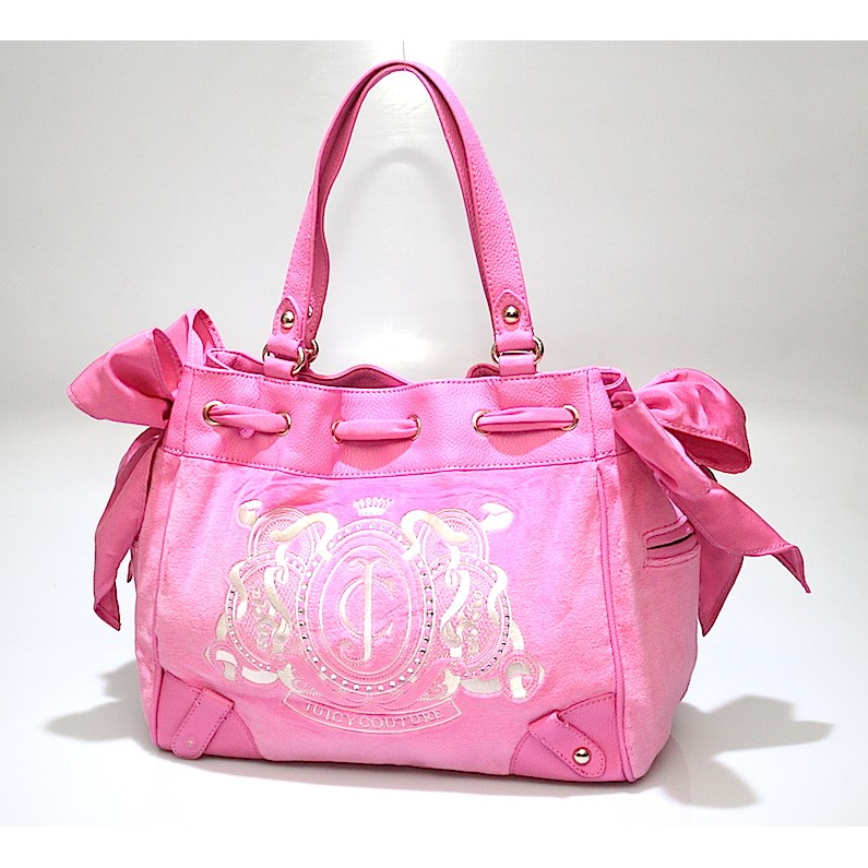 juicy couture handbags pink velour