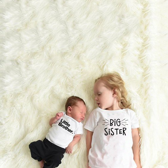 Romper Size Small Than Usual Summer Big Sister Little Brother Family ...