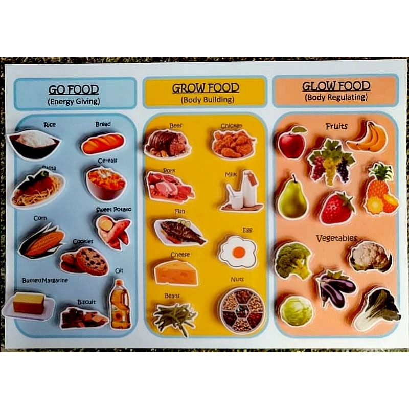 Science Food Classification Go Grow Glow Food ₱22 