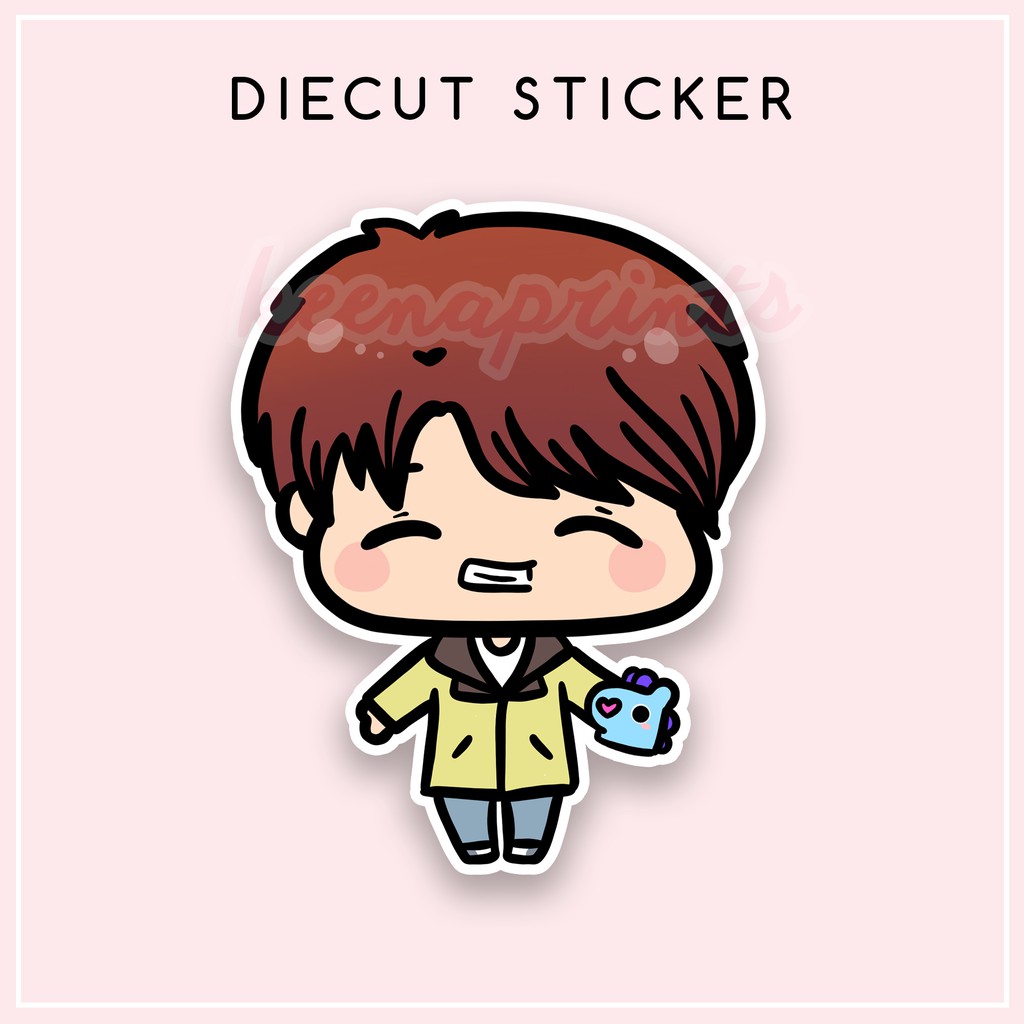 J Hope Chibi Bts Diecut Sticker Dc078 Shopee Philippines