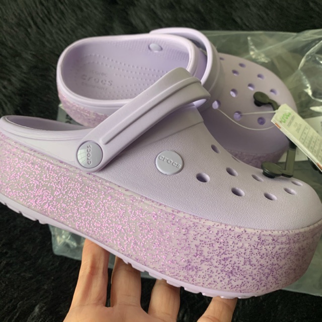 platform crocs kids