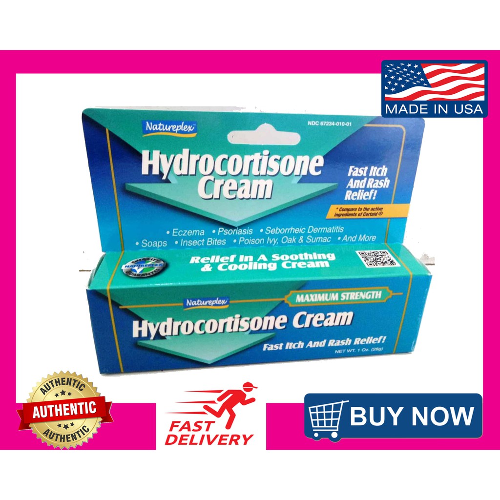 Natureplex Hydrocortisone AntiItch Cream for Itching, Rashes, Insect