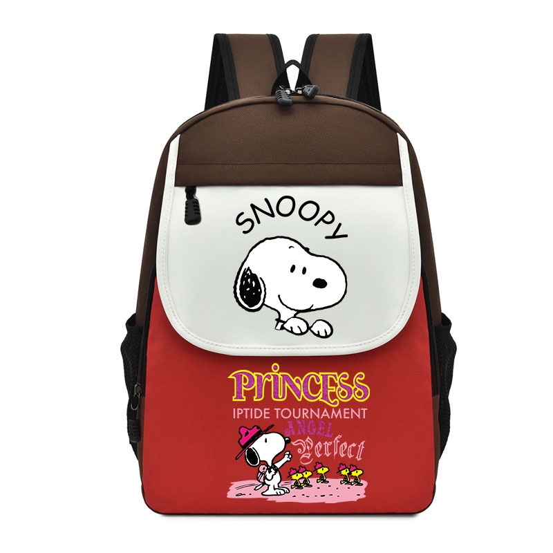 Cartoon Bag School Comic Dog Animal Japanese Harajuku Snoopy Small Backpack 