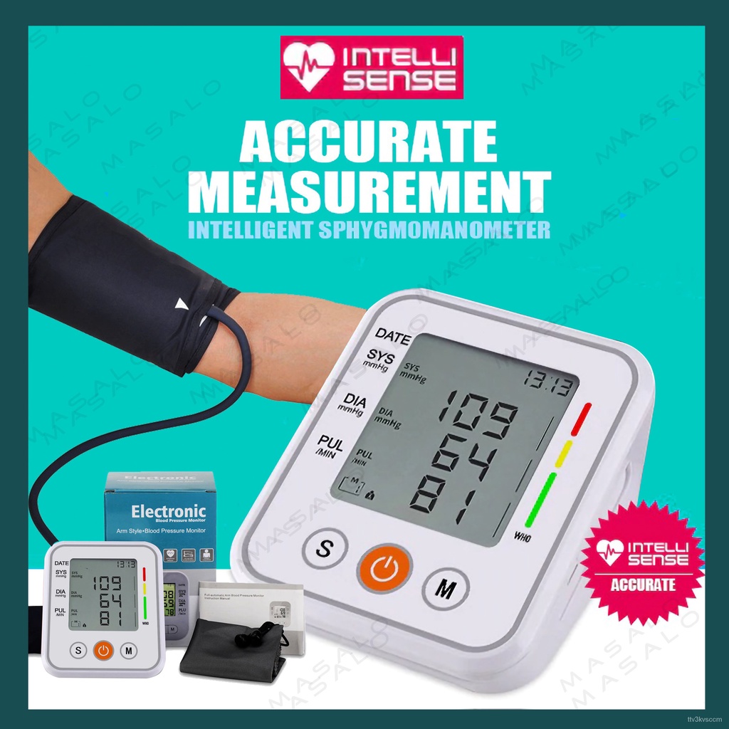 Digital Electronic Portable BP App Blood Pressure Monitor High Blood