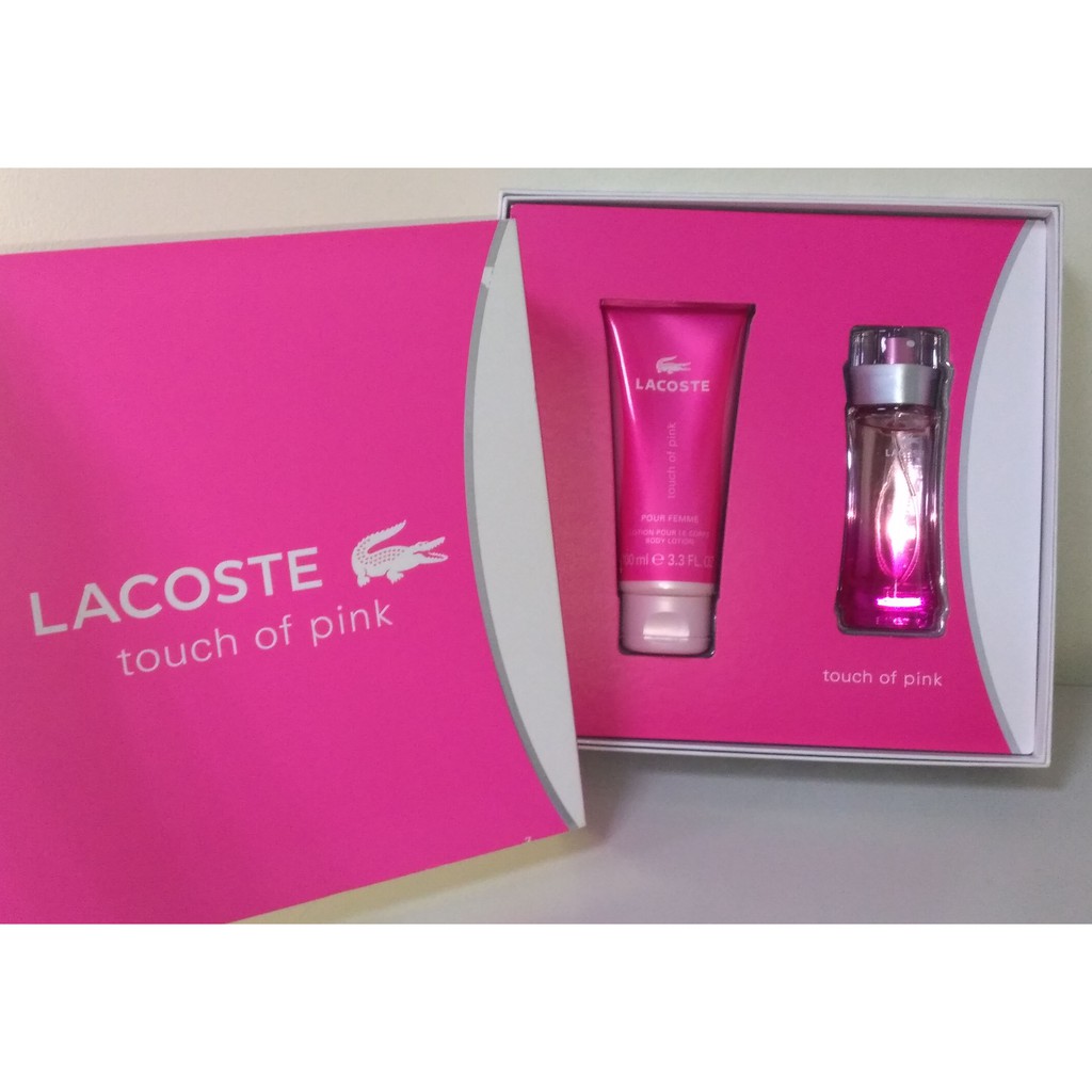 lacoste touch of pink set