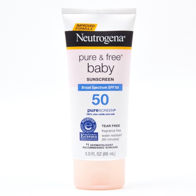 neutrogena pure baby sunscreen