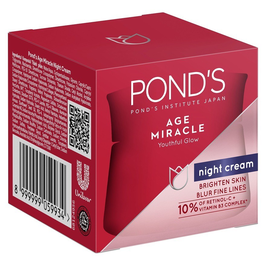 ponds age miracle night cream 10g