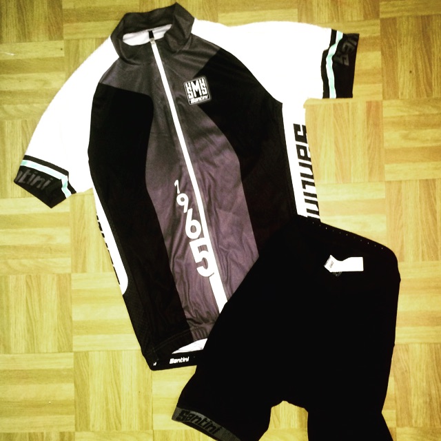 santini cycling jersey