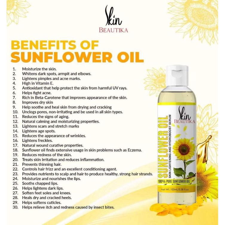 Skin Beautika Sunflower Oil | Shopee Philippines