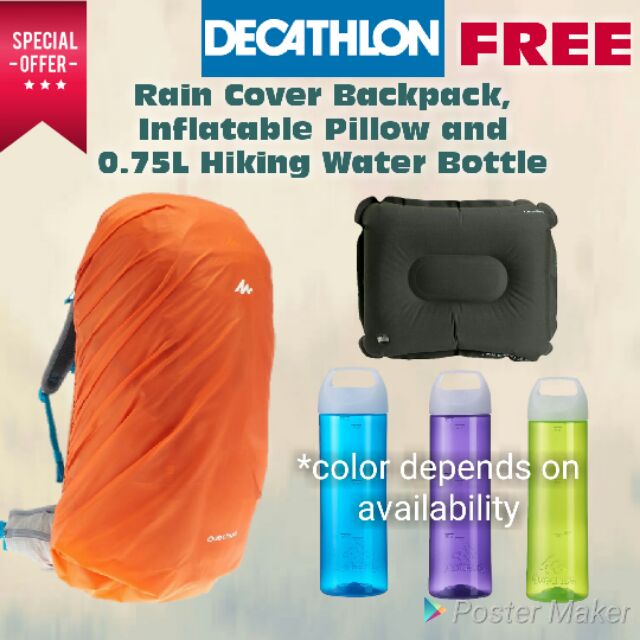 decathlon bag rain cover