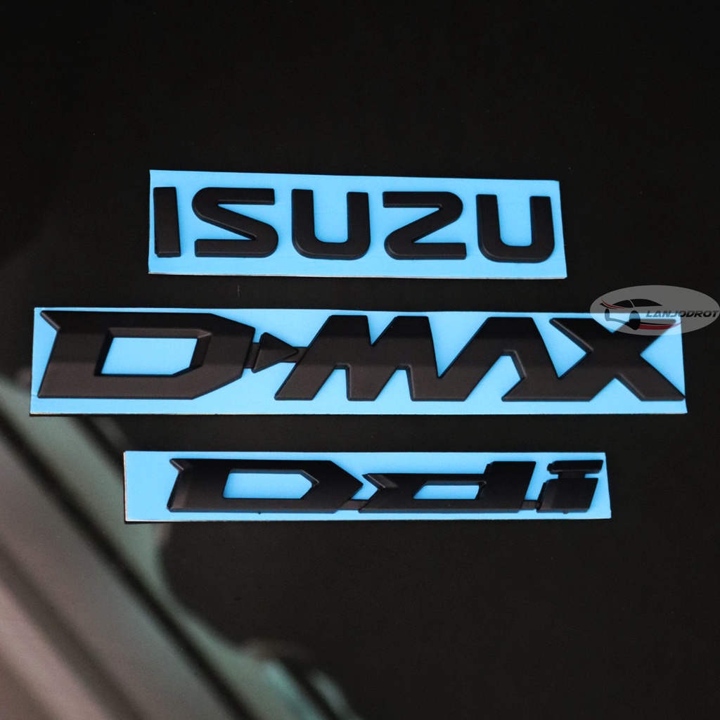 All New Isuzu D Max 2020 3 Piece Set Embossed Logo Label Isuzu D Max