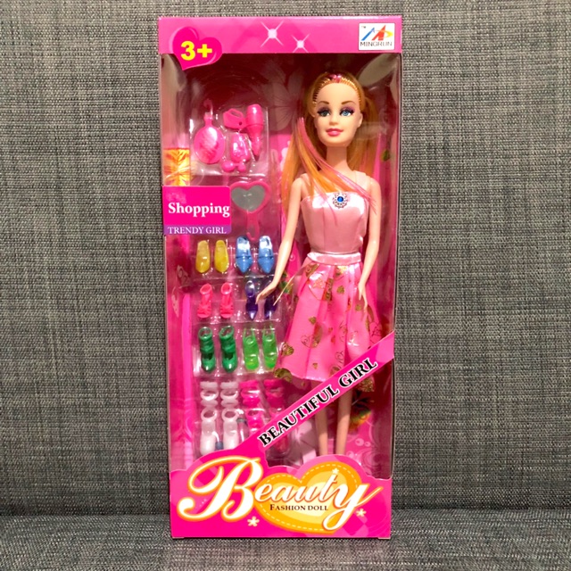 Beauty Fashion Doll With set of shoes 