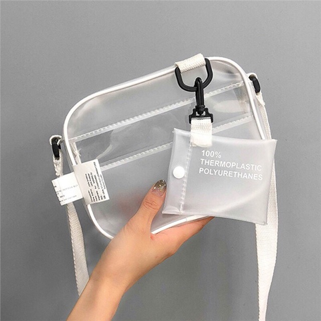 pvc sling bag