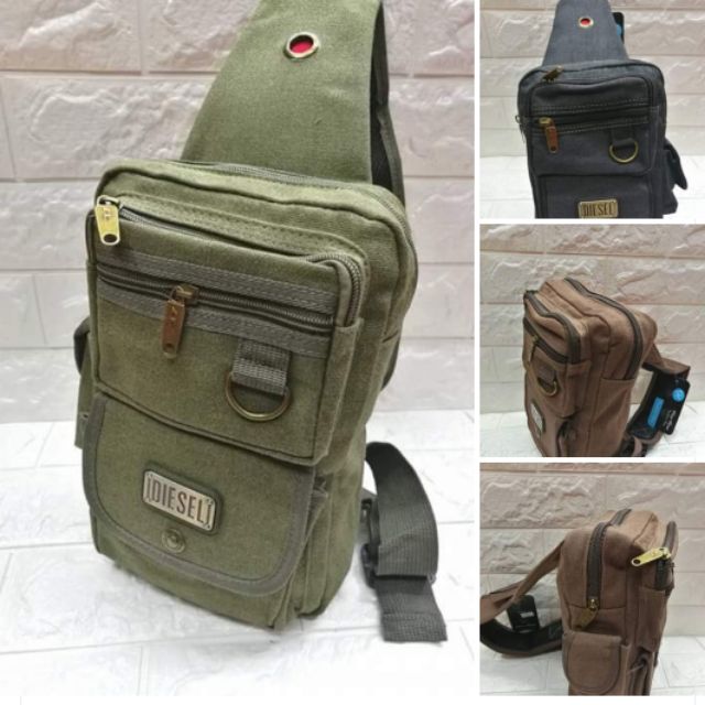 diesel messenger bag canvas